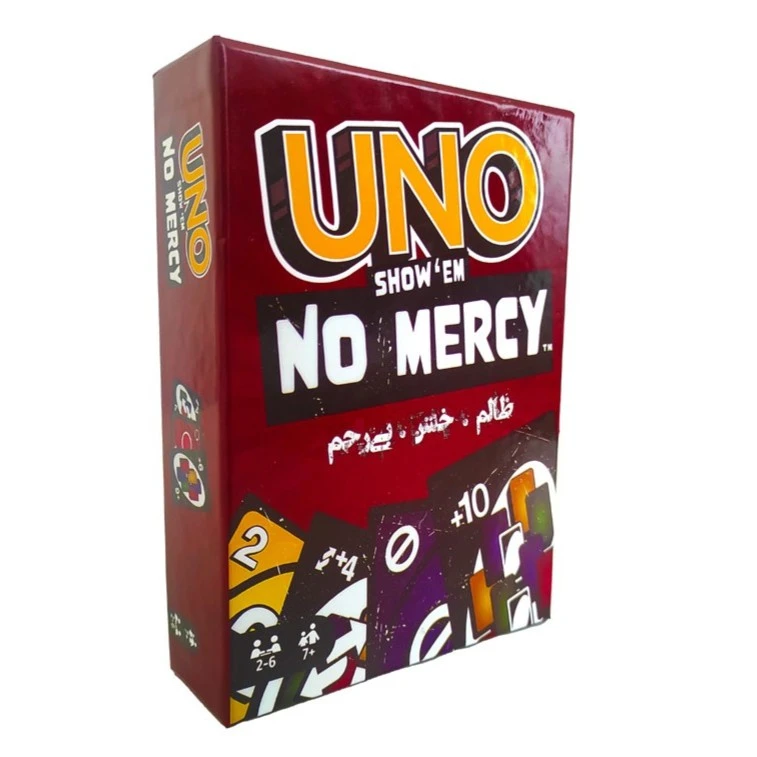 بازی فکری مدل بردکده Uno No Mercy