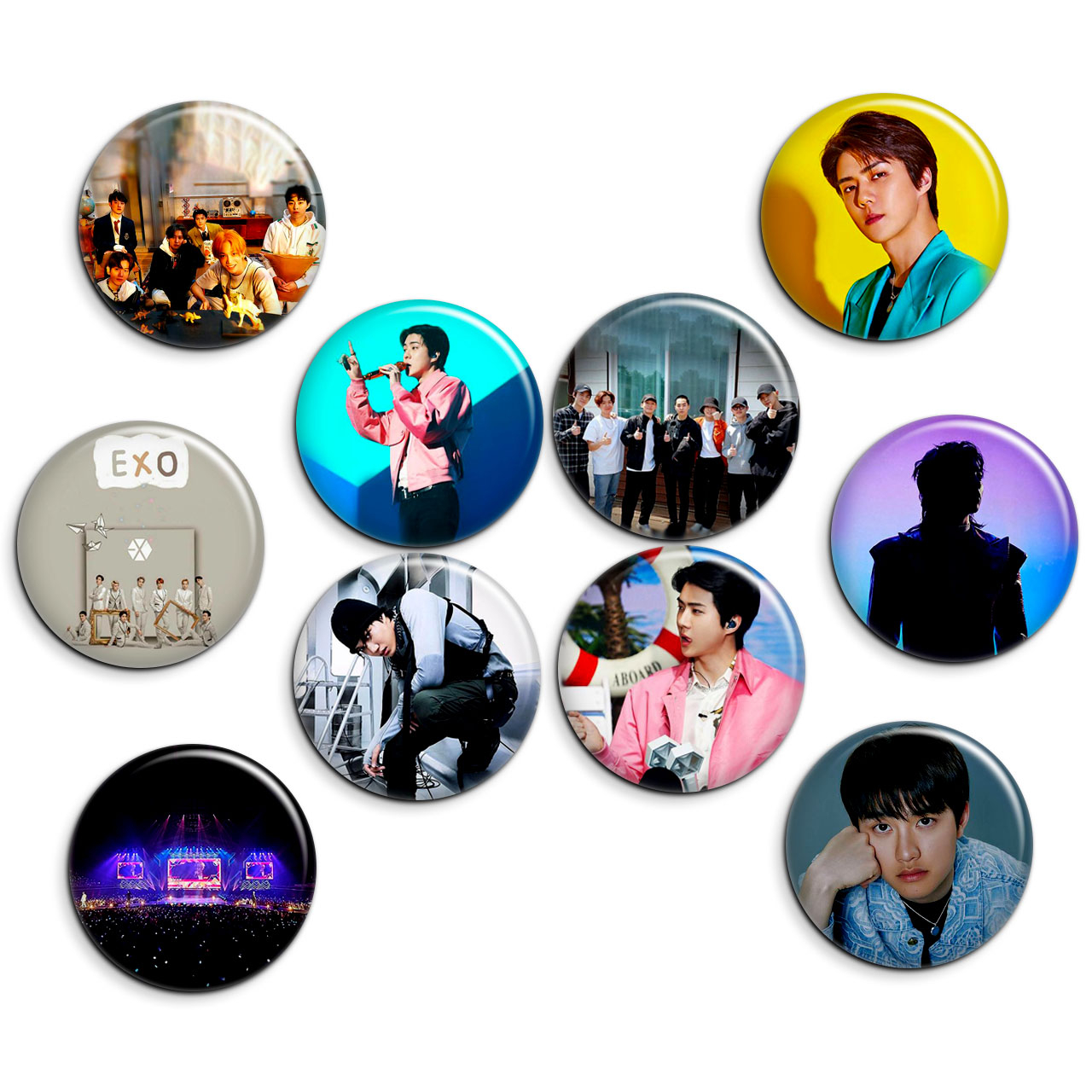 پیکسل پرمانه طرح exo کد pmg.5403 مجموعه 10 عددی