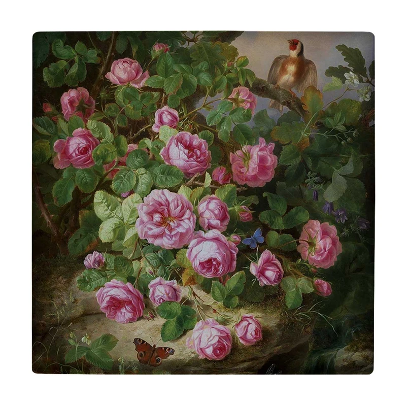 زیر لیوانی طرح گل های رز کد    3239131_400