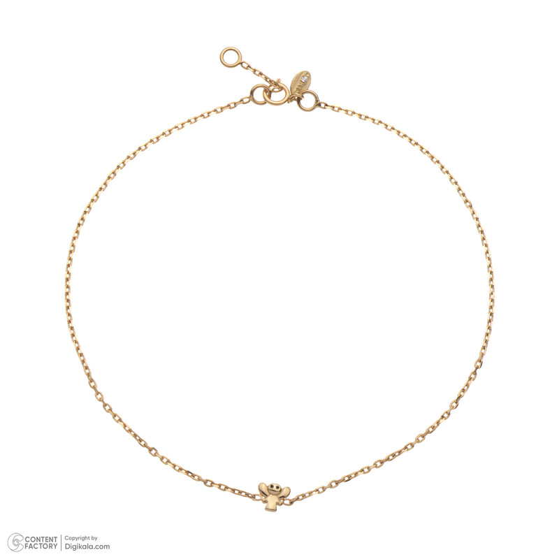 پابند طلا 18 عیار زنانه درریس مدل fc450