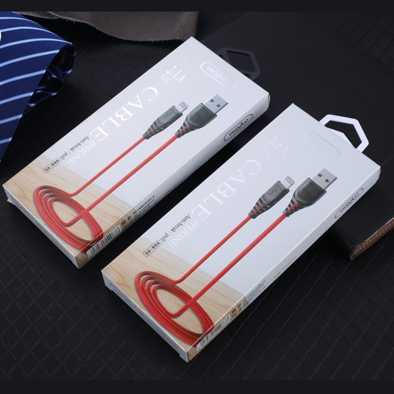 کابل تبدیل USB به لایتنینگ ترانیو مدل S1 طول 1 متر