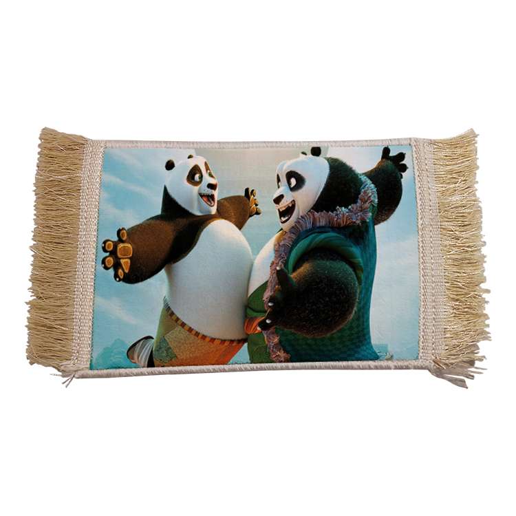 فرش ماشینی دیوارکوب مدل پاندا کونگ فو کار کد 5