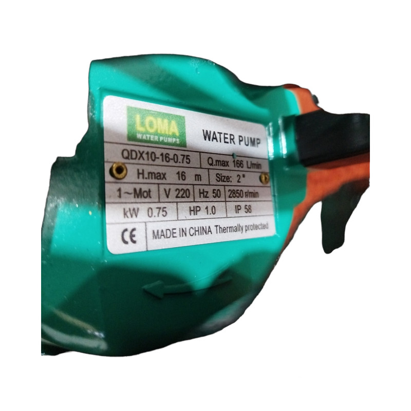 پمپ کف کش لوما مدل QDX 10  16 0.75