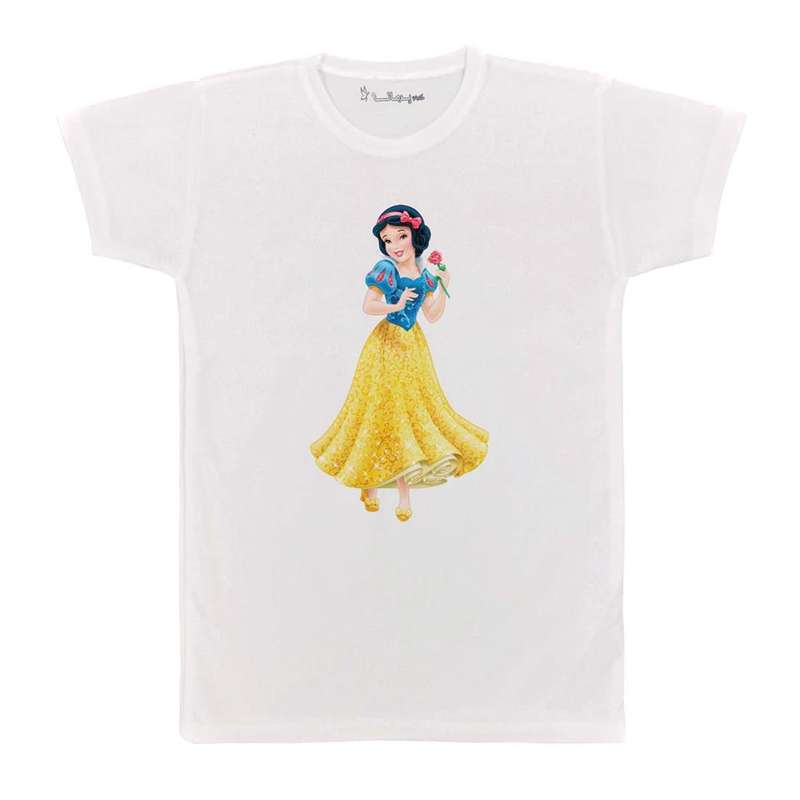 تی شرت بچگانه پرمانه طرح سفید برفی و هفت کوتوله کد pmt.5822