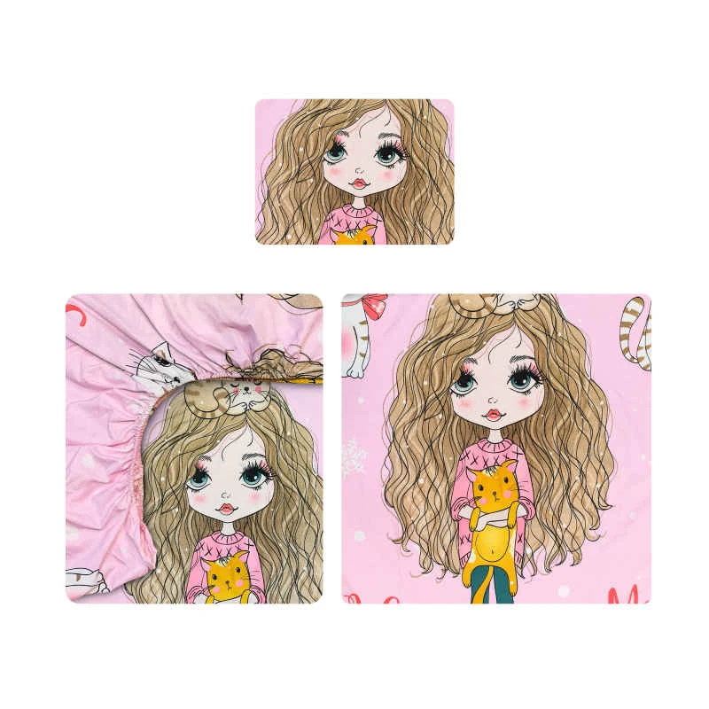 سرویس روتختی آدنو مدل Little girl کد CH130 یک نفره 3 تکه