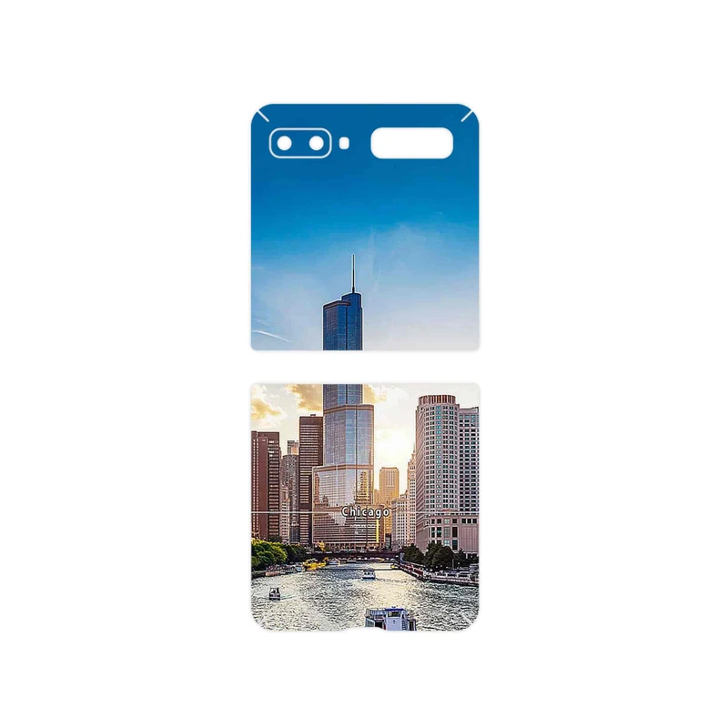 برچسب پوششی ماهوت مدل City of Chicago مناسب برای گوشی موبایل سامسونگ Galaxy Z Flip