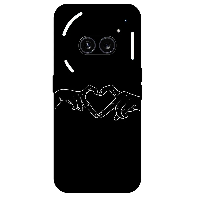 کاور مگافون طرح عشق مدل 1857 مناسب برای گوشی موبایل ناتینگ Phone 2a Plus