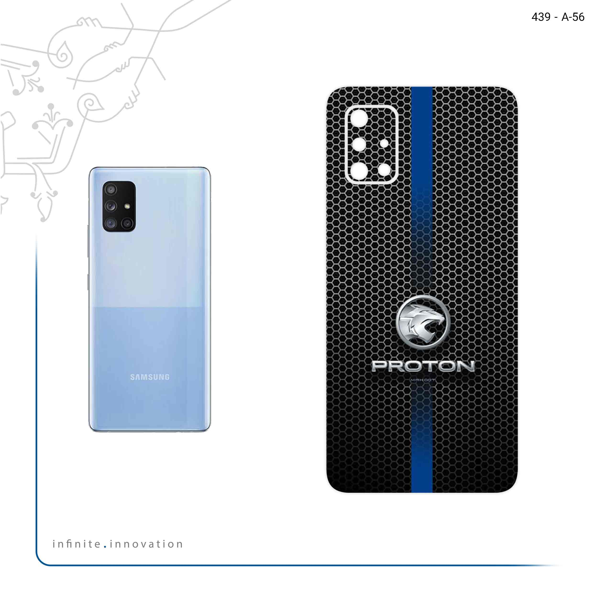 برچسب پوششی ماهوت مدل PROTON مناسب برای گوشی موبایل سامسونگ Galaxy A71 5G