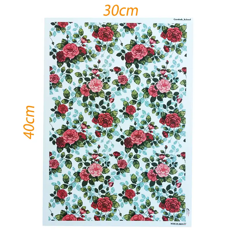 برچسب ترنسفر مدل رز پترن کد -0899