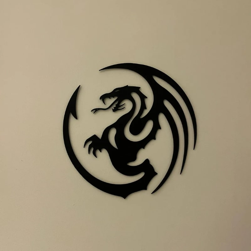 دیوارکوب طرح dragon