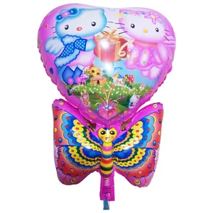 بادکنک فویلی مدل کیتی و پروانه