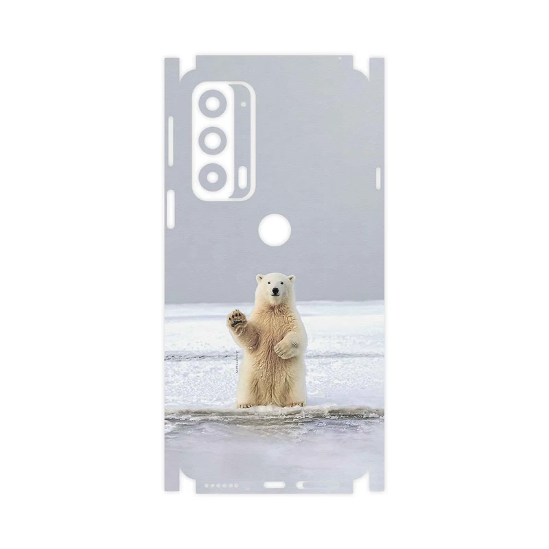 برچسب پوششی ماهوت مدل Polar_bear-FullSkin مناسب برای گوشی موبایل موتورولا Edge 20