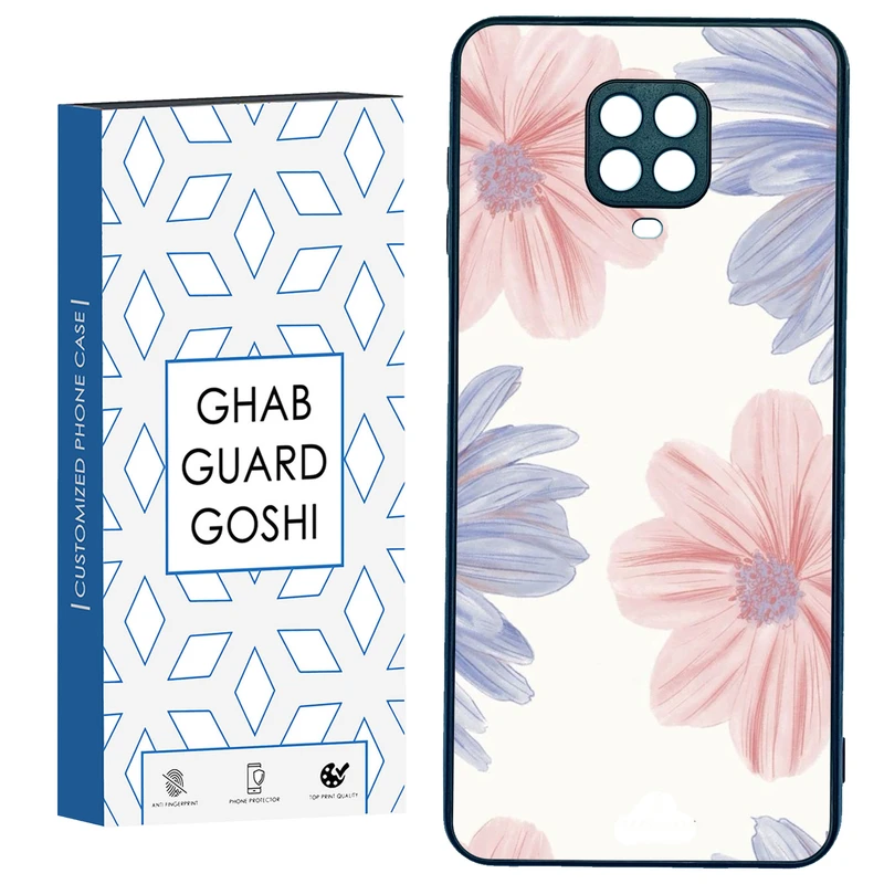 کاور قاب گارد گوشی طرح گل کد TPU-280 مناسب برای گوشی موبایل شیائومی Redmi Note 9 pro / Note 9s