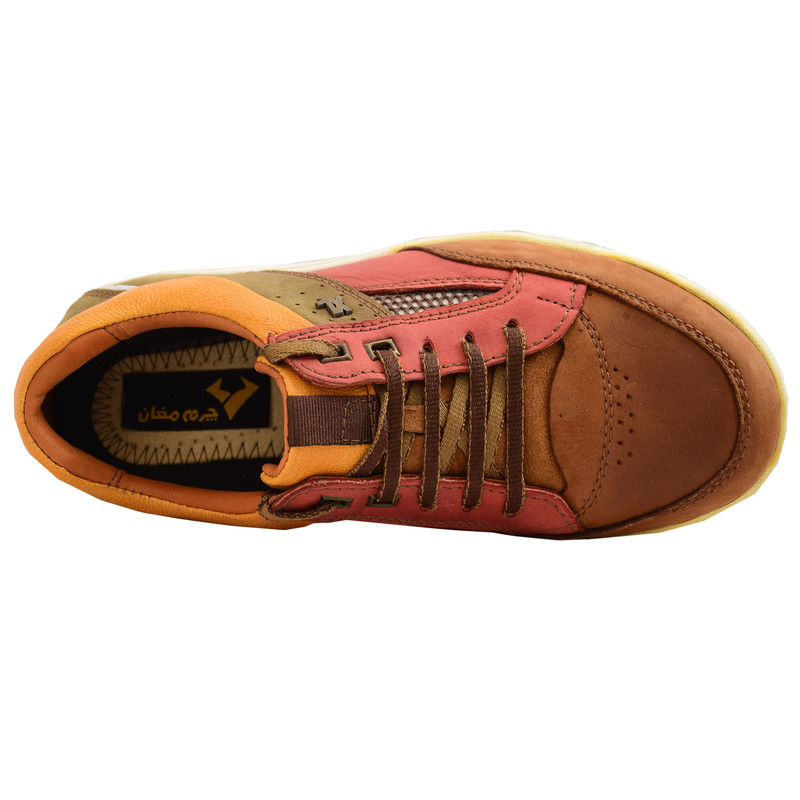 کفش روزمره مردانه چرم مغان مدل 2908