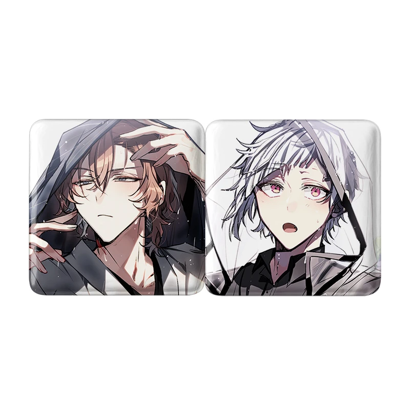 مگنت خندالو مدل آتسوشی و چویا انیمه سگ های ولگرد بانگو کد A197 مجموعه 2 عددی