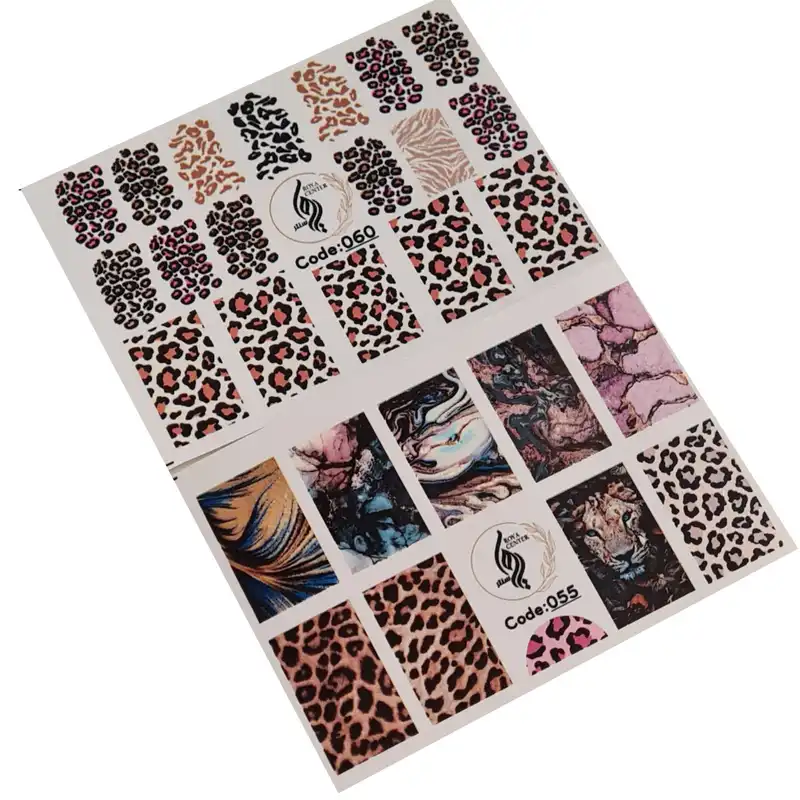 برچسب لنز ناخن رویاسنتر مدل 5560 مجموعه 2 عددی