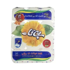 دستمال توالت 4 لایه بی تا کد ۱۷ بسته ۱۲ عددی 