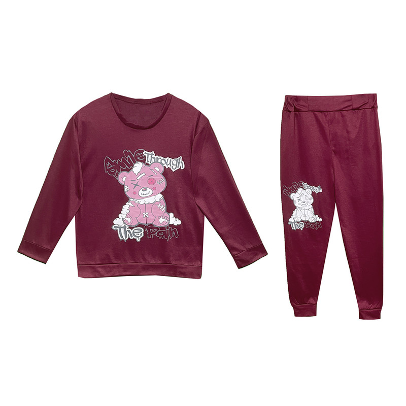 ست سویشرت و شلوار زنانه مدل 74152