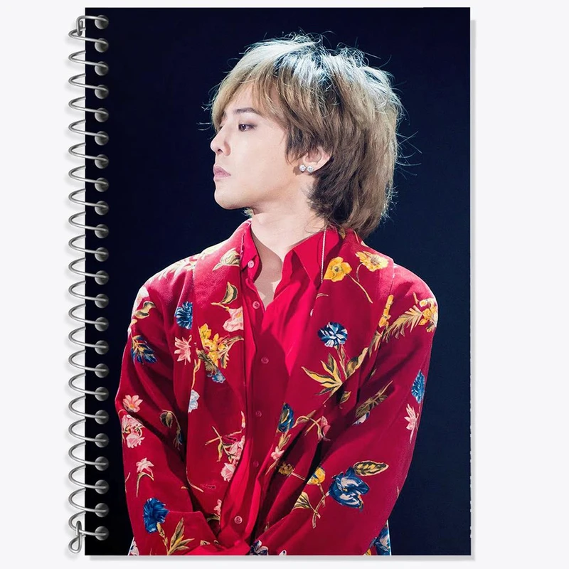 دفتر زبان 50 برگ خندالو مدل سه خط طرح جی دراگون گروه بیگ بنگ BIGBANG کد 12561