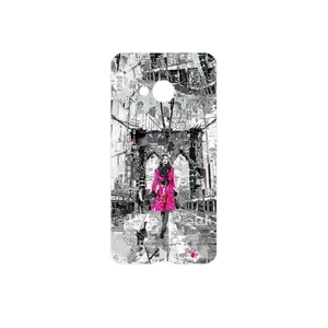 MAHOOT Collage of Catwalk Bridge Cover Sticker for HTC U Play