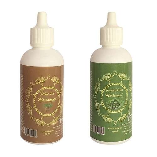 روغن صورت و بدن مرهم یاب مدل شنبلیله و کاج حجم 80 میلی لیتر مجموعه 2 عددی 