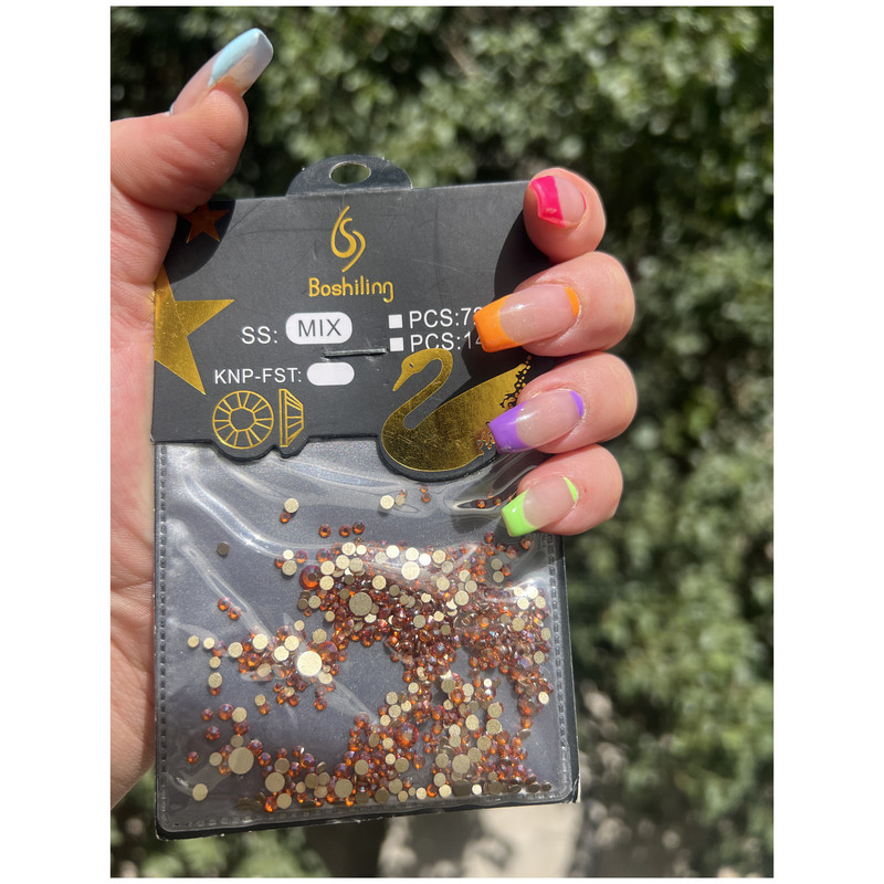 نگین ناخن بوشیلینگ مدل MIX-BN