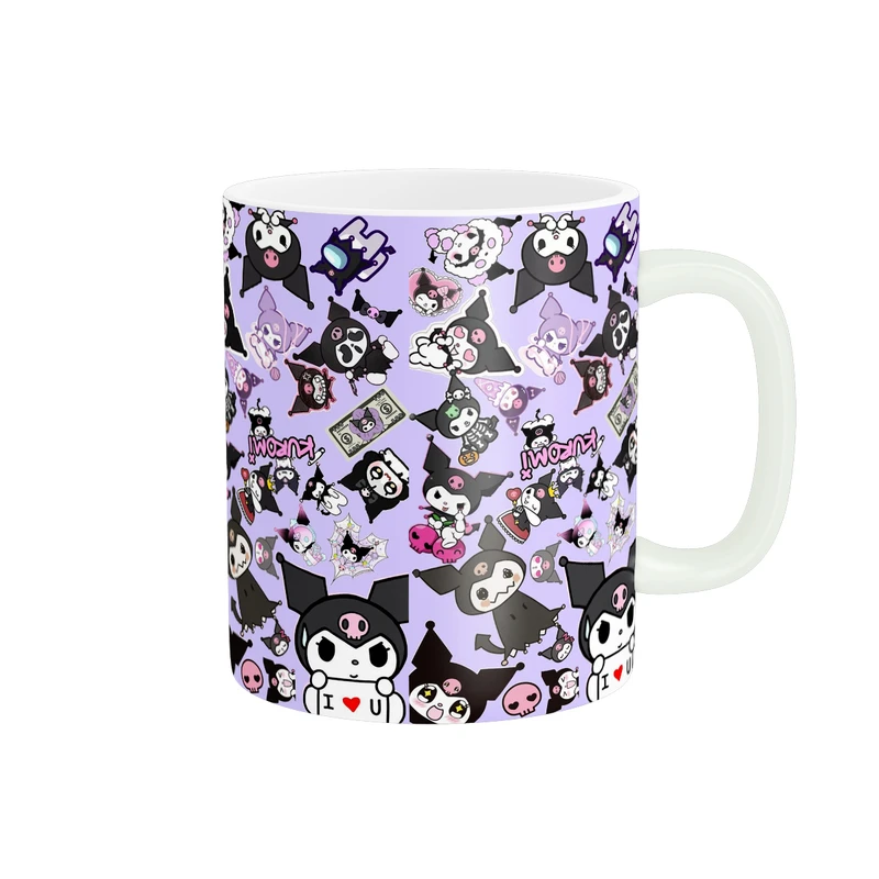 ماگ پادآفرین مدل کارتون کرومی و مای ملودی Kuromi کد PM3041