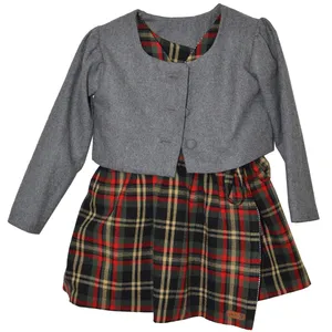 ست کت و سارافون دخترانه نازانتا مدل یاسمین 104