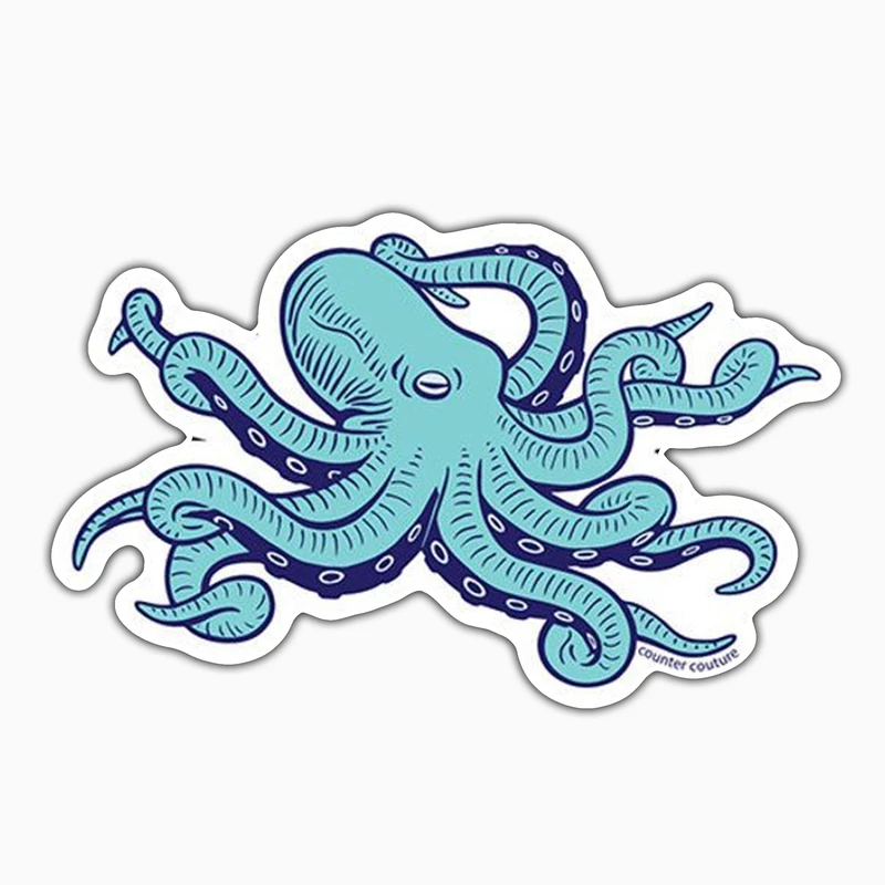 استیکر لپ تاپ و موبایل بووم طرح اختاپوس کد VR19