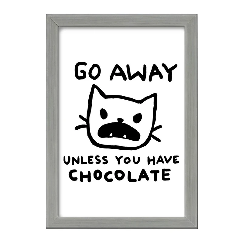 تابلو خندالو طرح گربه و شکلات کد 29289