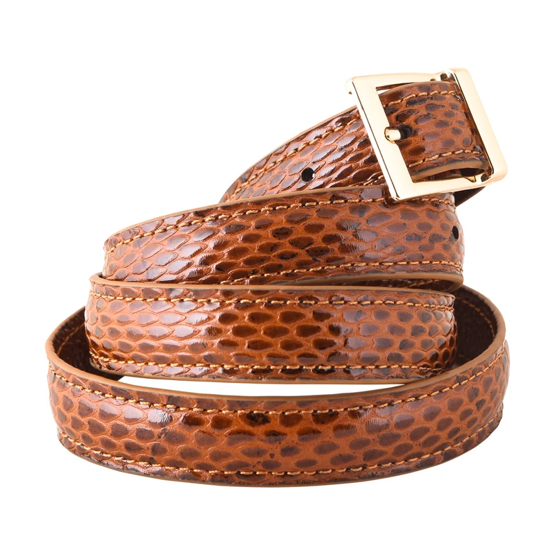 کمربند زنانه چرم یلسان مدل آتیس کد MRV-asl-052