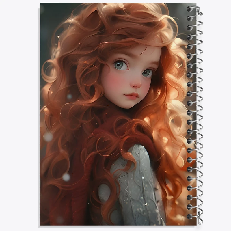 دفتر مشق 100 برگ خندالو طرح دخترانه کد F7871