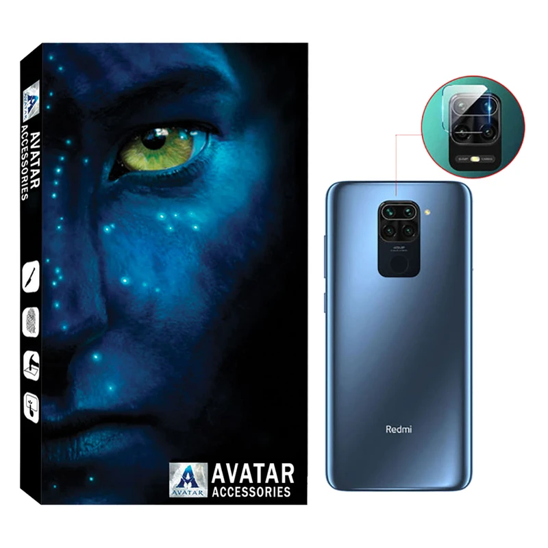 محافظ لنز دوربین آواتار مدل LAV-01 مناسب برای گوشی موبایل شیائومی Redmi Note 9 Pro