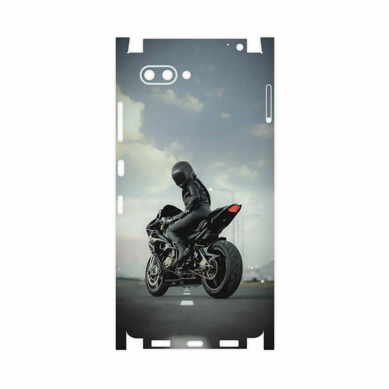 برچسب پوششی ماهوت مدل Motorcycling-FullSkin مناسب برای گوشی موبایل بلک بری Key 2