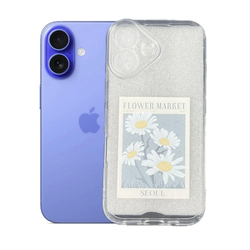 کاور طرح گل بابونه مناسب برای گوشی موبایل اپل iPhone 16