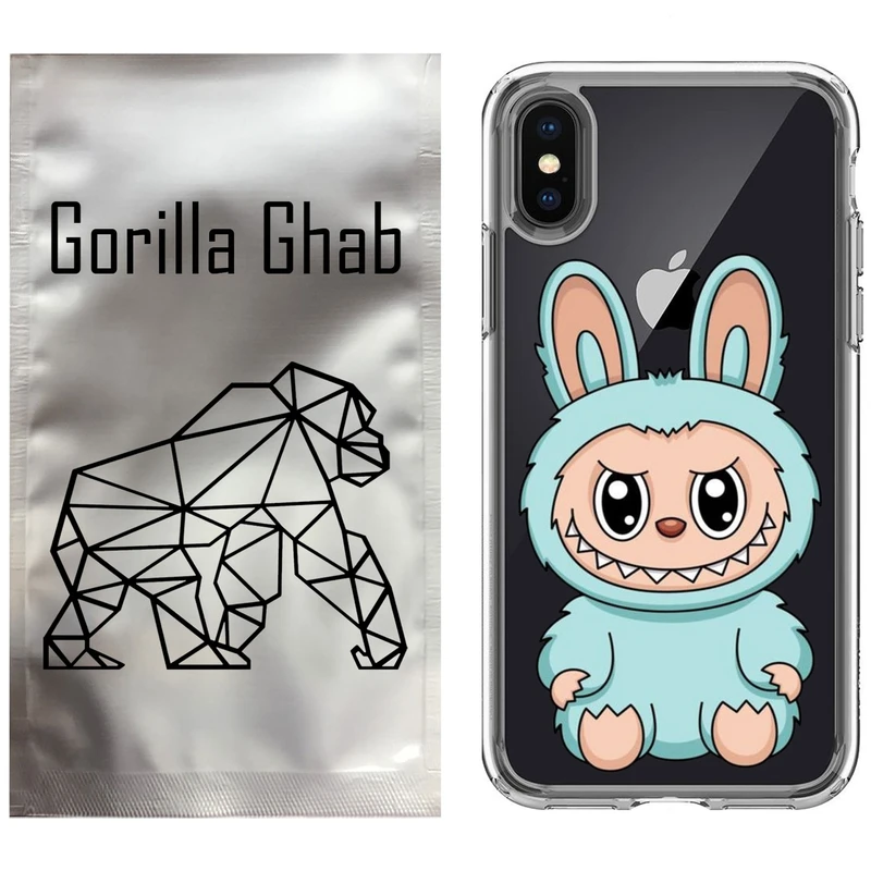 کاور گوریلا قاب مدل CLG کد 144 طرح لبوبو مناسب برای گوشی موبایل اپل iPhone X / XS