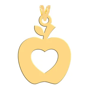 آویز گردنبند طلا 18 عیار زنانه فرشته مدل قلب WNL-000328