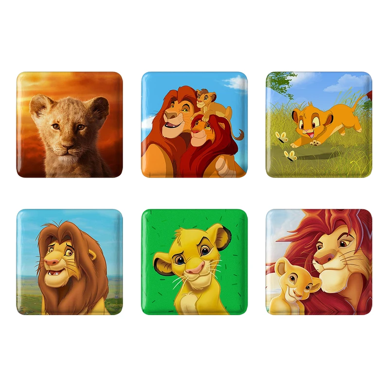 مگنت خندالو مدل شیرشاه The Lion King کد 392A مجموعه 6 عددی