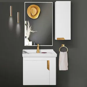 ست کابینت و روشویی مدل آرالیا به همراه آینه و باکس