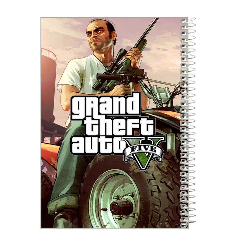 دفتر نقاشی 40 برگ طرح GTA کد tg3
