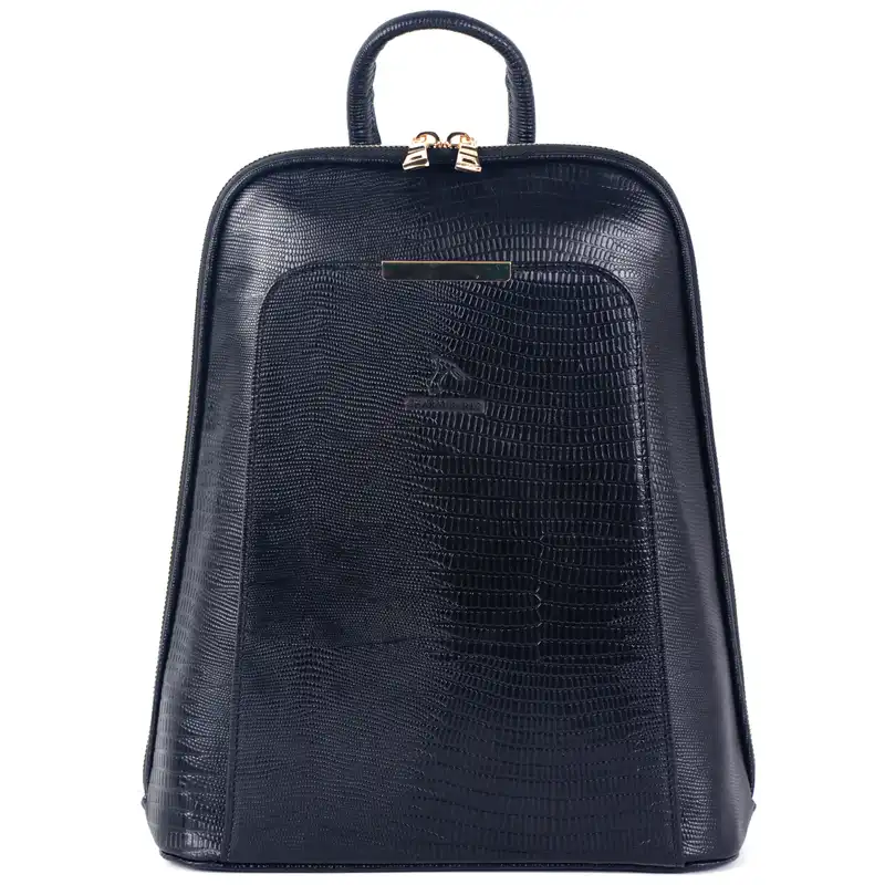 کوله پشتی زنانه چرم بارز مدل DZ65.LIZARD