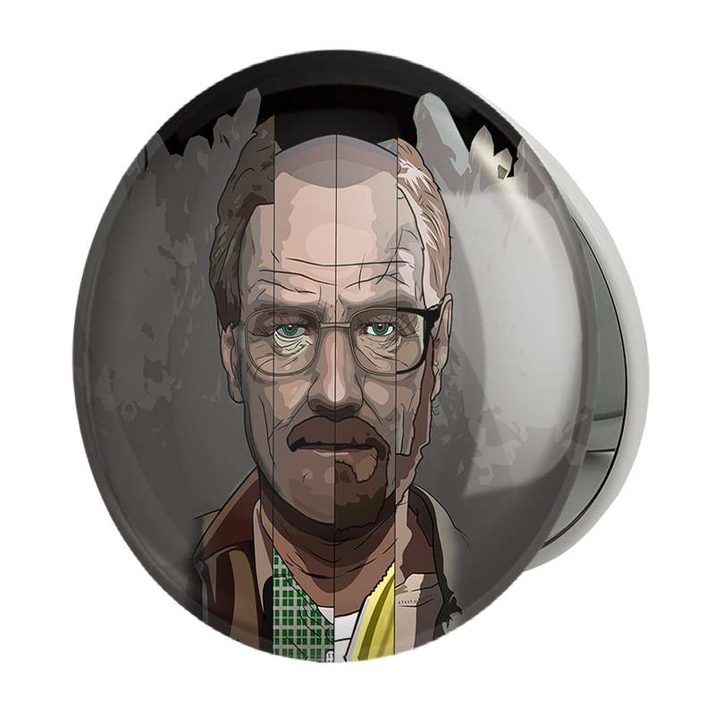 آینه جیبی خندالو طرح والتر وایت سریال بریکینگ بد Breaking Bad مدل تاشو کد 13282 آینه جیبی خندالو طرح والتر وایت سریال بریکینگ بد Breaking Bad مدل تاشو کد 13282