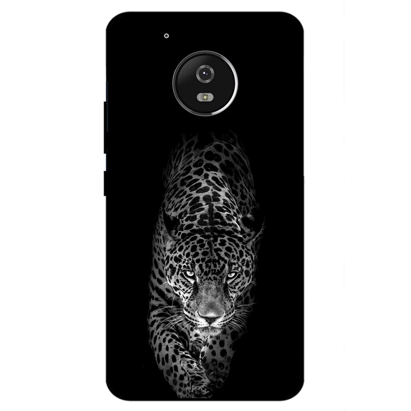کاور مگافون طرح پلنگ مدل 1879 مناسب برای گوشی موبایل موتورولا Moto G5S