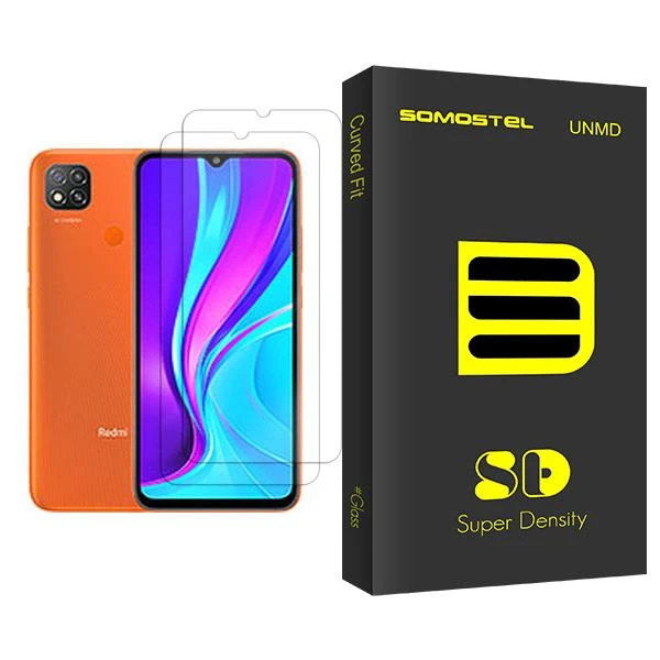 محافظ صفحه نمایش سوماستل مدل SD Glass MIX002 مناسب برای گوشی موبایل شیائومی Redmi 9 (India) بسته دو عددی