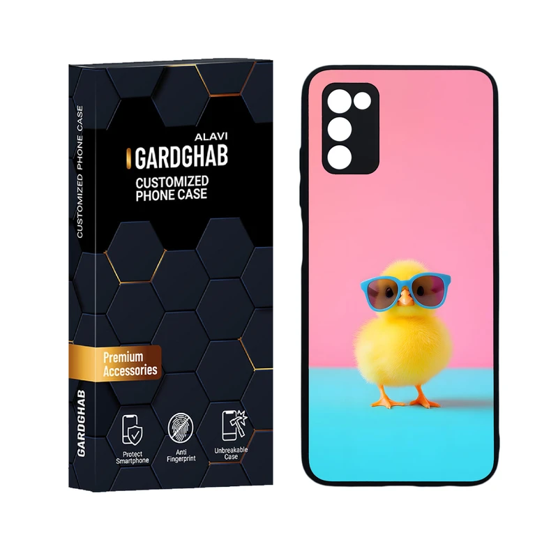 کاور گارد قاب علوی مدل دور ژله ای فانتزی مناسب برای گوشی موبایل سامسونگ Galaxy A03s