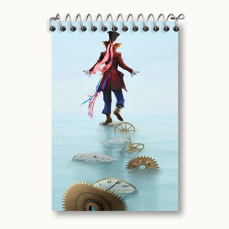 دفتر یادداشت 50 برگ خندالو طرح آلیس در سرزمین عجایب کد N3458