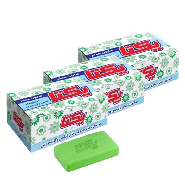 صابون شستشو یکتا مدل General وزن 120 گرم مجموعه 3 عددی صابون شستشو یکتا مدل General وزن 120 گرم مجموعه 3 عددی