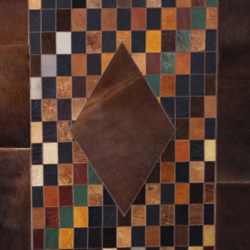 کلاژ فرش چرم و پوست مدل LFR099 کلاژ فرش چرم و پوست مدل LFR099