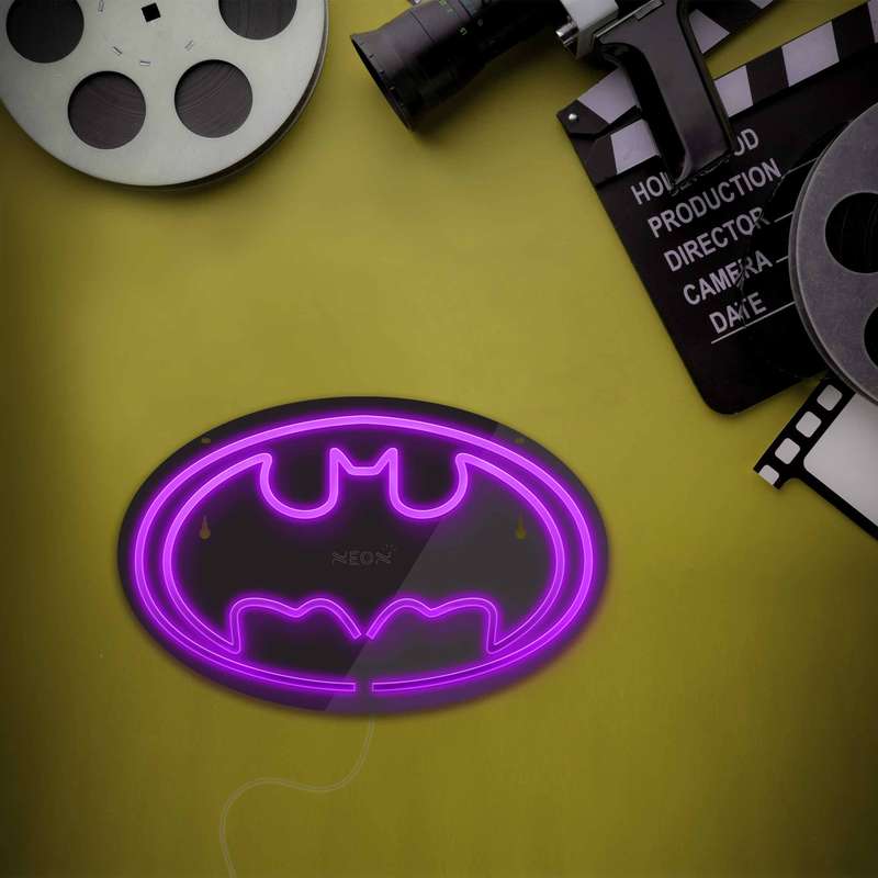 چراغ دیواری نئون دیزاین طرح Batman-BL_PR