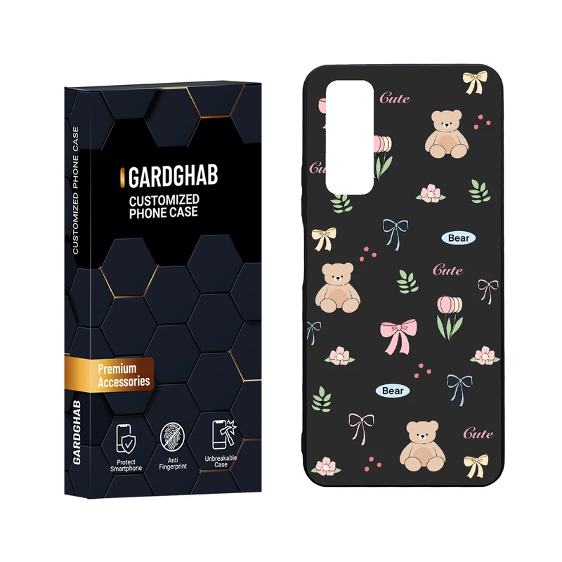  کاور گارد قاب مدل دور ژله ای پشت گلس ساده مناسب برای گوشی موبایل هوآوی Y7a